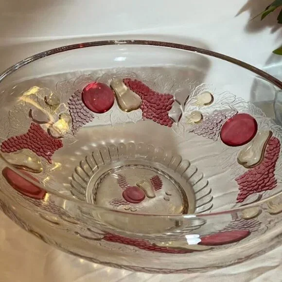 Westmoreland Glass Della Robbia Fruit Bowl Vintage EUC - Picture 8 of 14